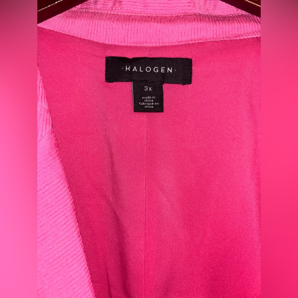 Pink Halogen plus size jacket coat - Picture 3 of 9
